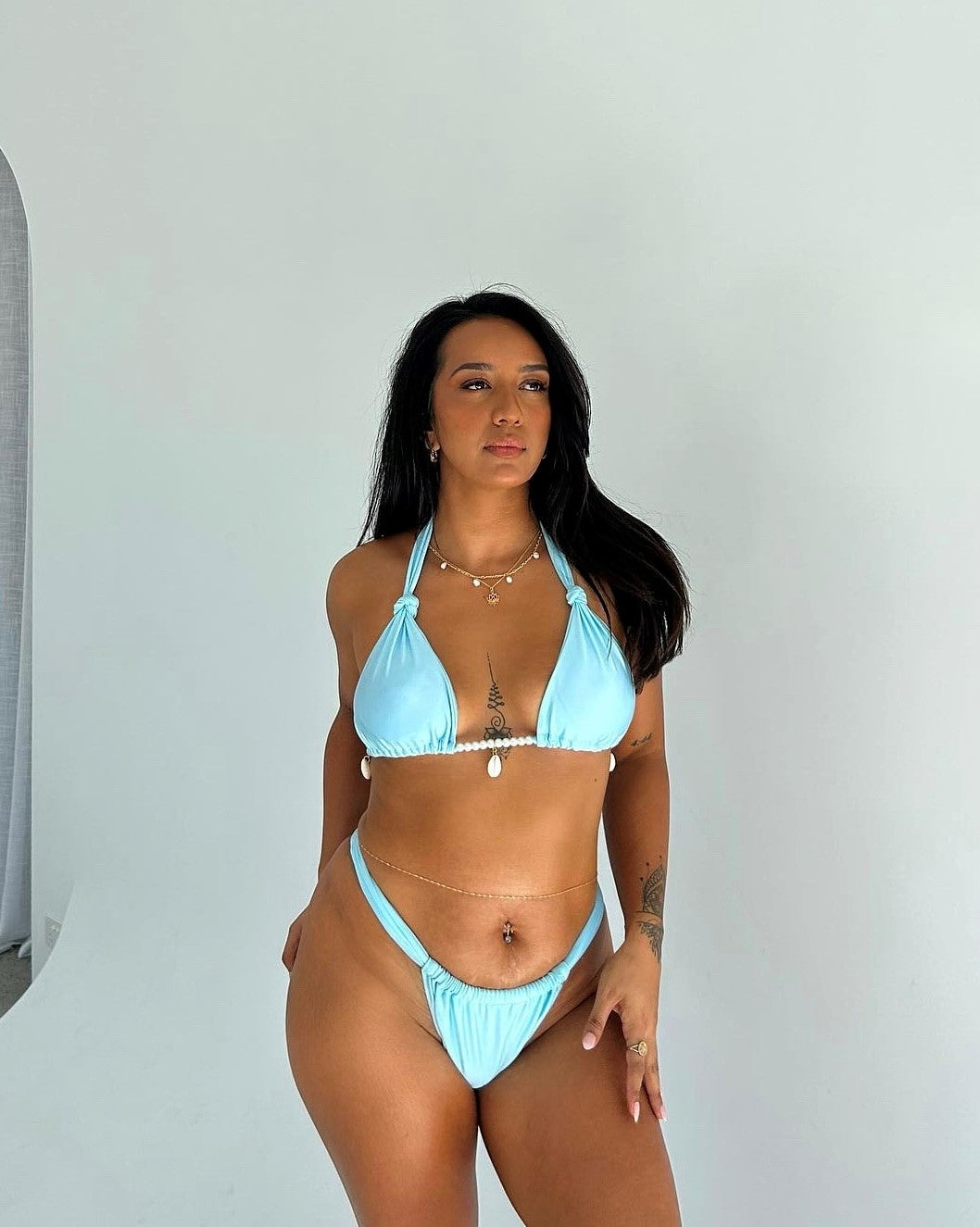 baby blue havana bottoms