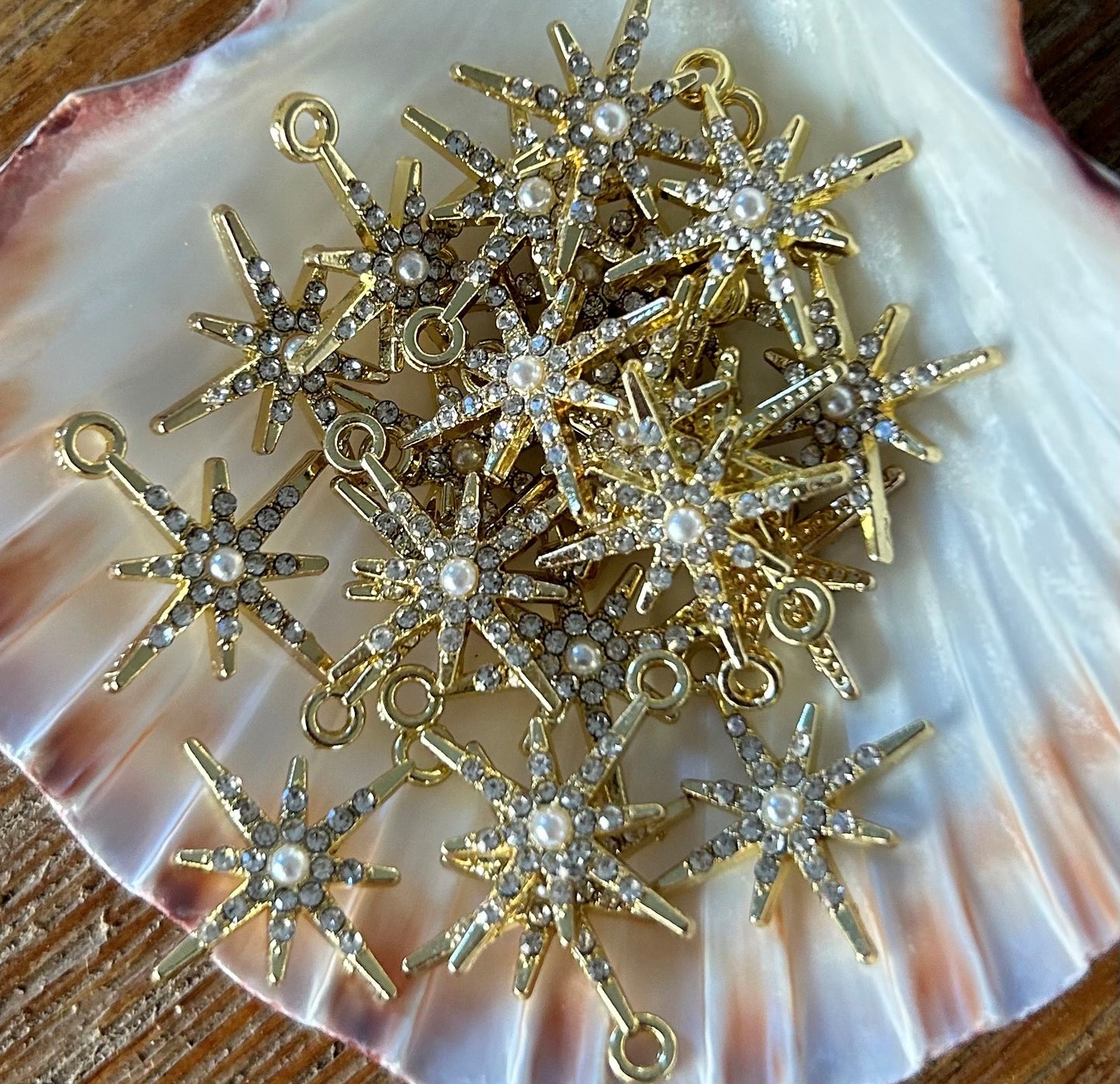 gold star charms