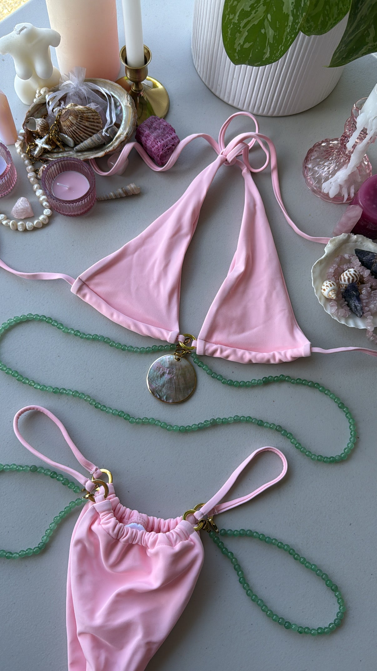 baby pink valentina top