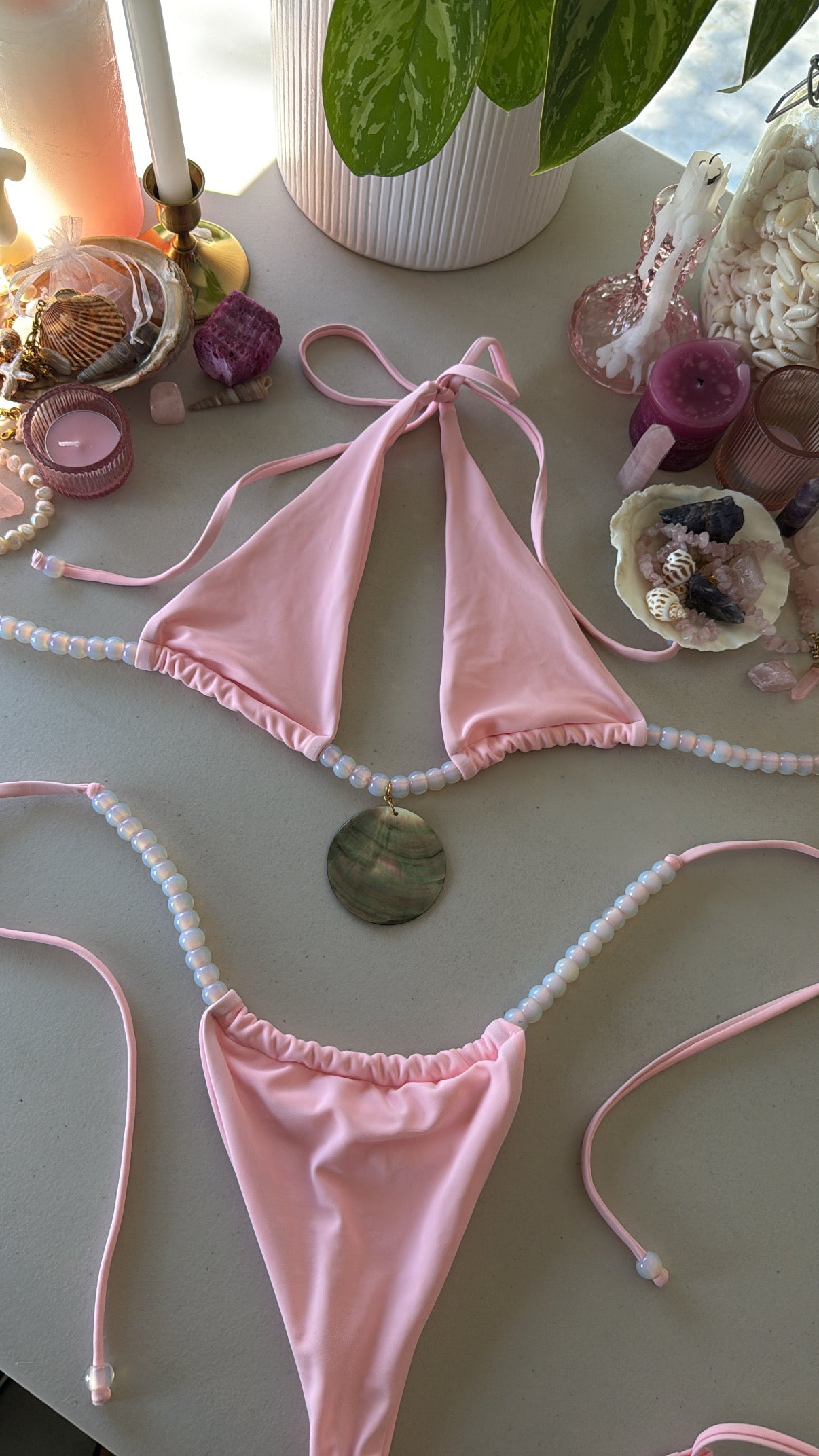 baby pink tatiana bottoms